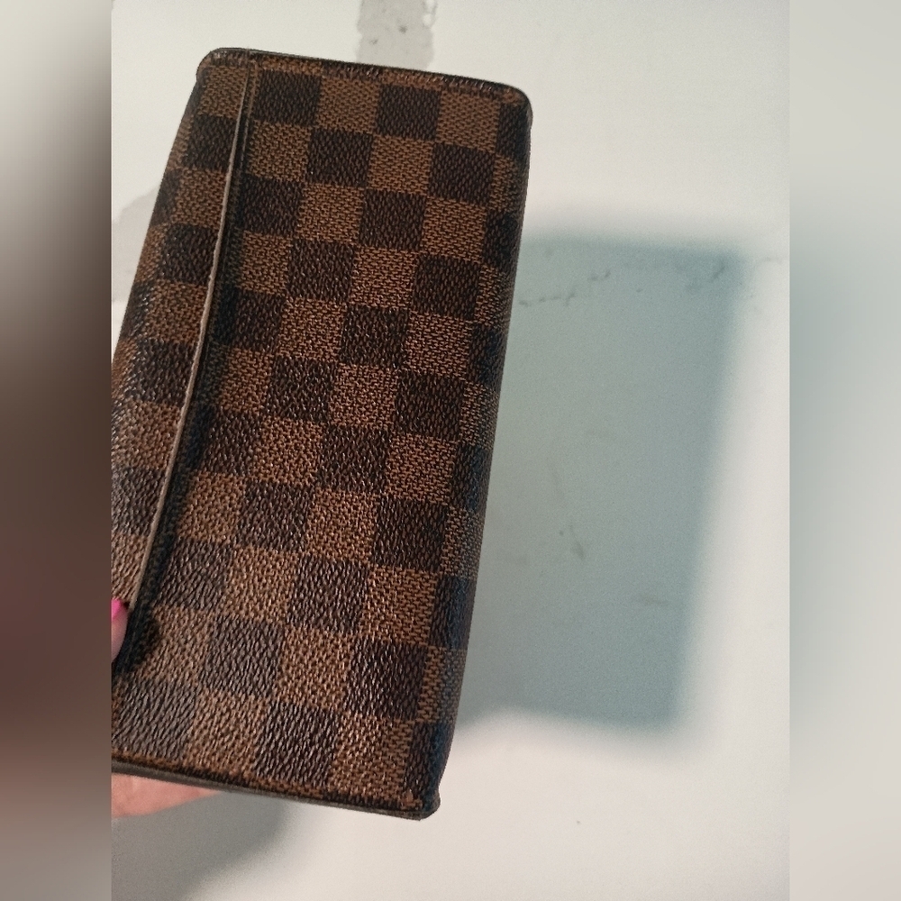 Authentic Louis Vuitton Damier Ebene Josephine Long Bifold Wallet - Picture 7 of 14